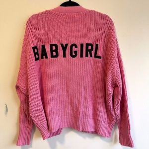 Adika Pink Baby Girl Knit Sweater